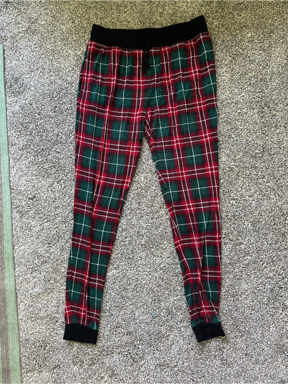 Little Sleepies Red and Green Plaid Women's Pajama Joggers